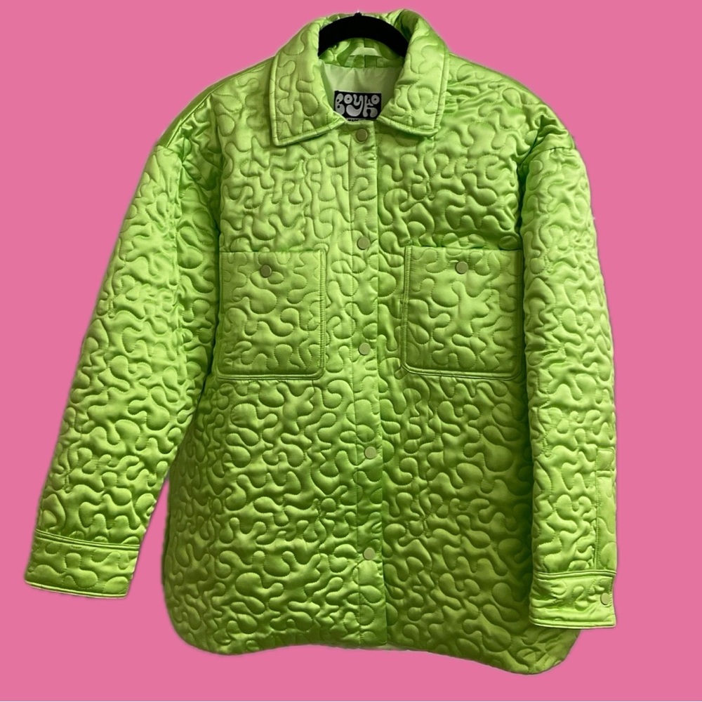 Boyko Green Quilted Puffer Jacket